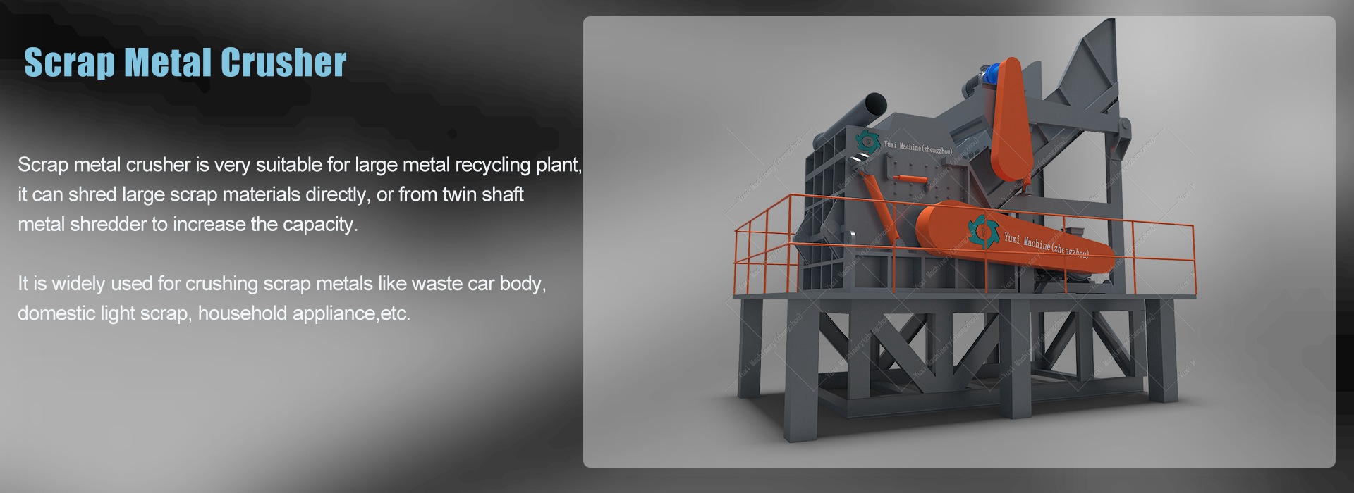 scrap metal crusher