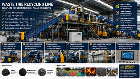 Full-Automatic Waste Tire Recycling Line: A Practical Buyer Guide for Turning Scrap Tires into Rubber, Steel and Fiber