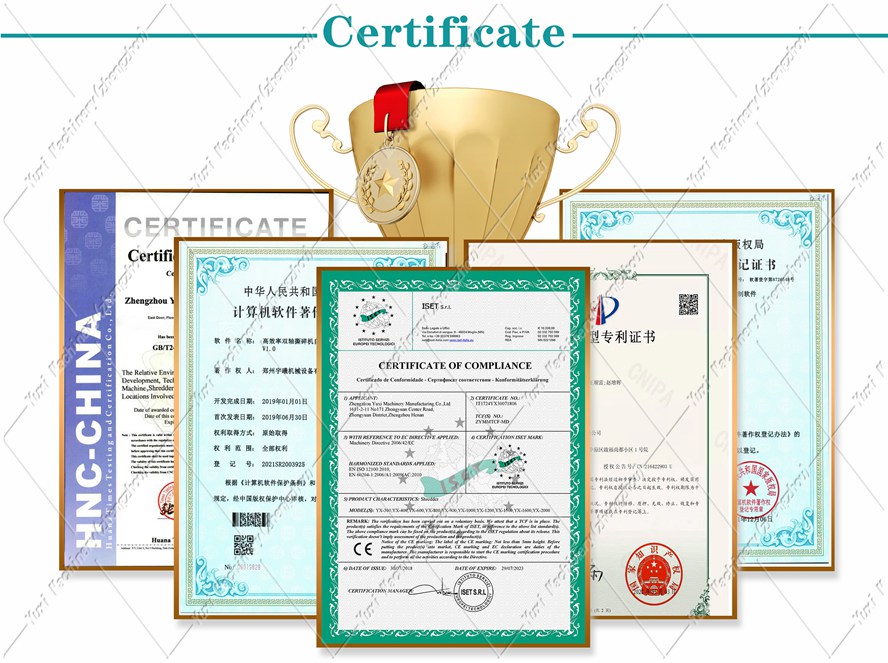 Yuxi certificate