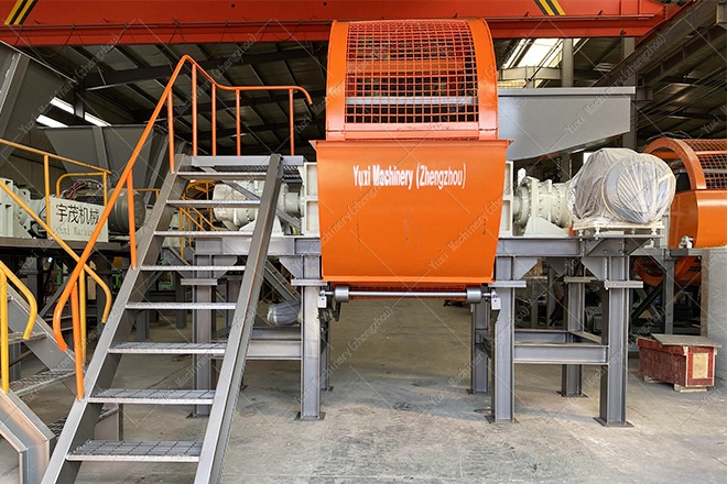 tire shredder machine
